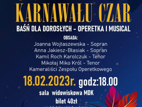 Magiczny Koncert Karnawałowy dla dzieci i dorosłych w rawskim MDK