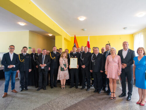 Uroczystość włączenia OSP w Konopnicy do KSRG. Odznaczenia dla strażaków