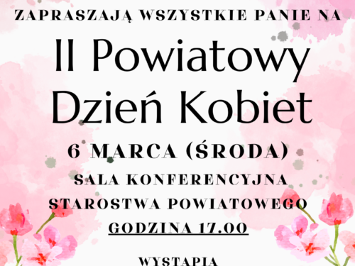 Wszystkie kobiety są zaproszone na Powiatowy Dzień Kobiet w Rawie Mazowieckiej