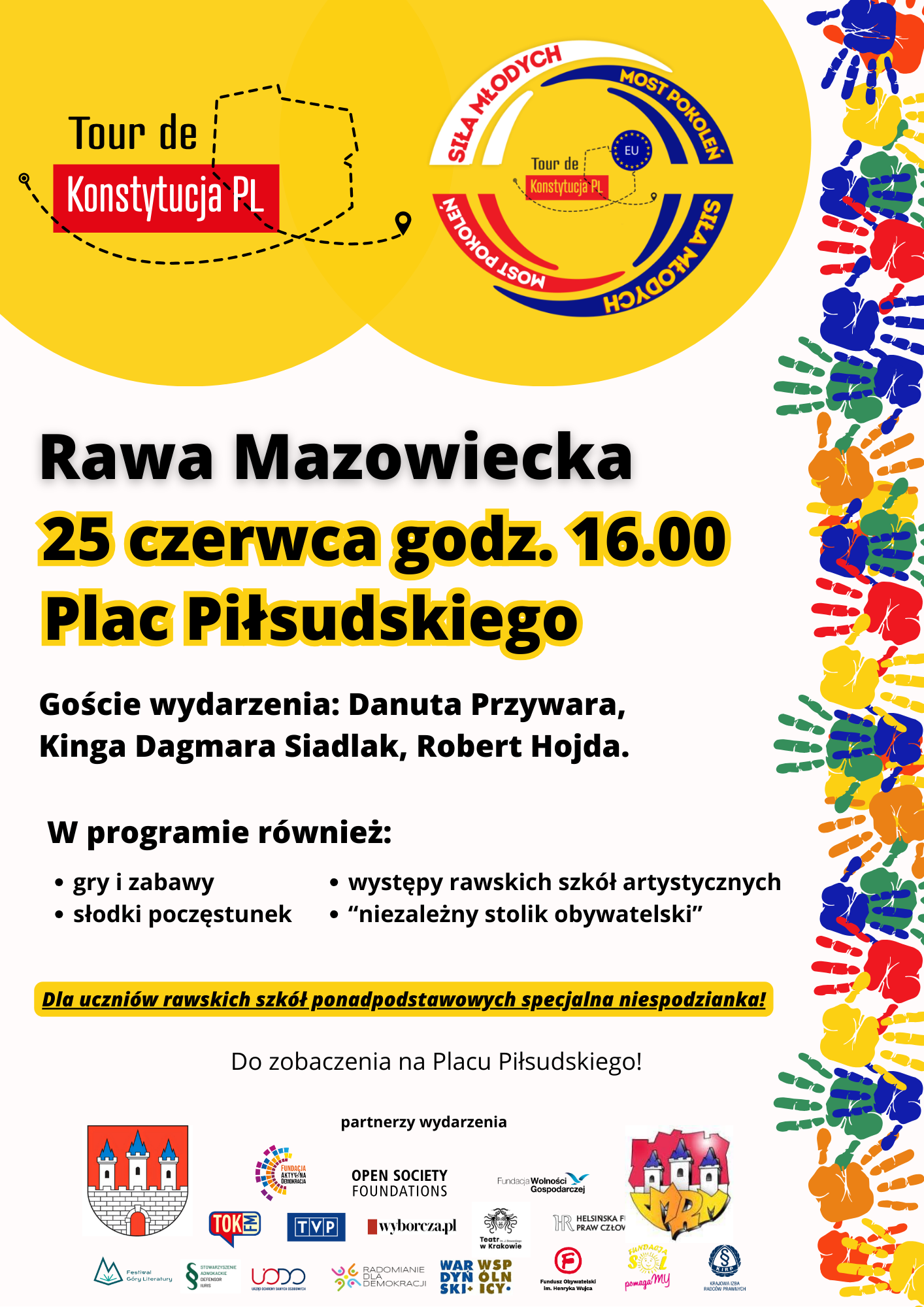 Tour de Konstytucja Rawa Mazowiecka kocham rawe