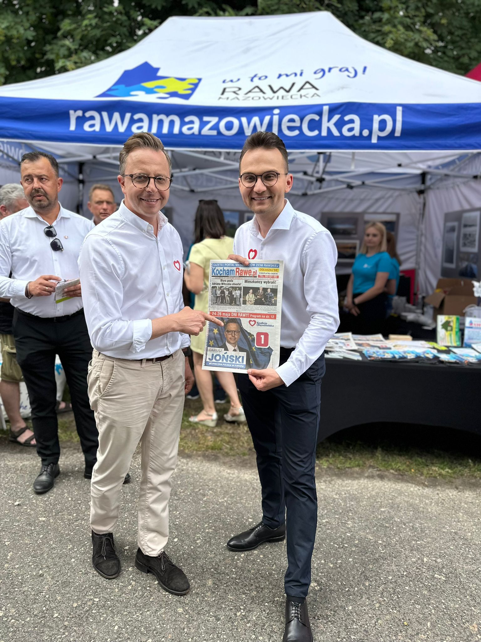 poseł Adrian Witczak poseł Dariusz Joński gazeta Rawa Mazowiecka