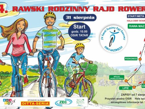 24 Rawski Rodzinny Rajd Rowerowy już 31 sierpnia