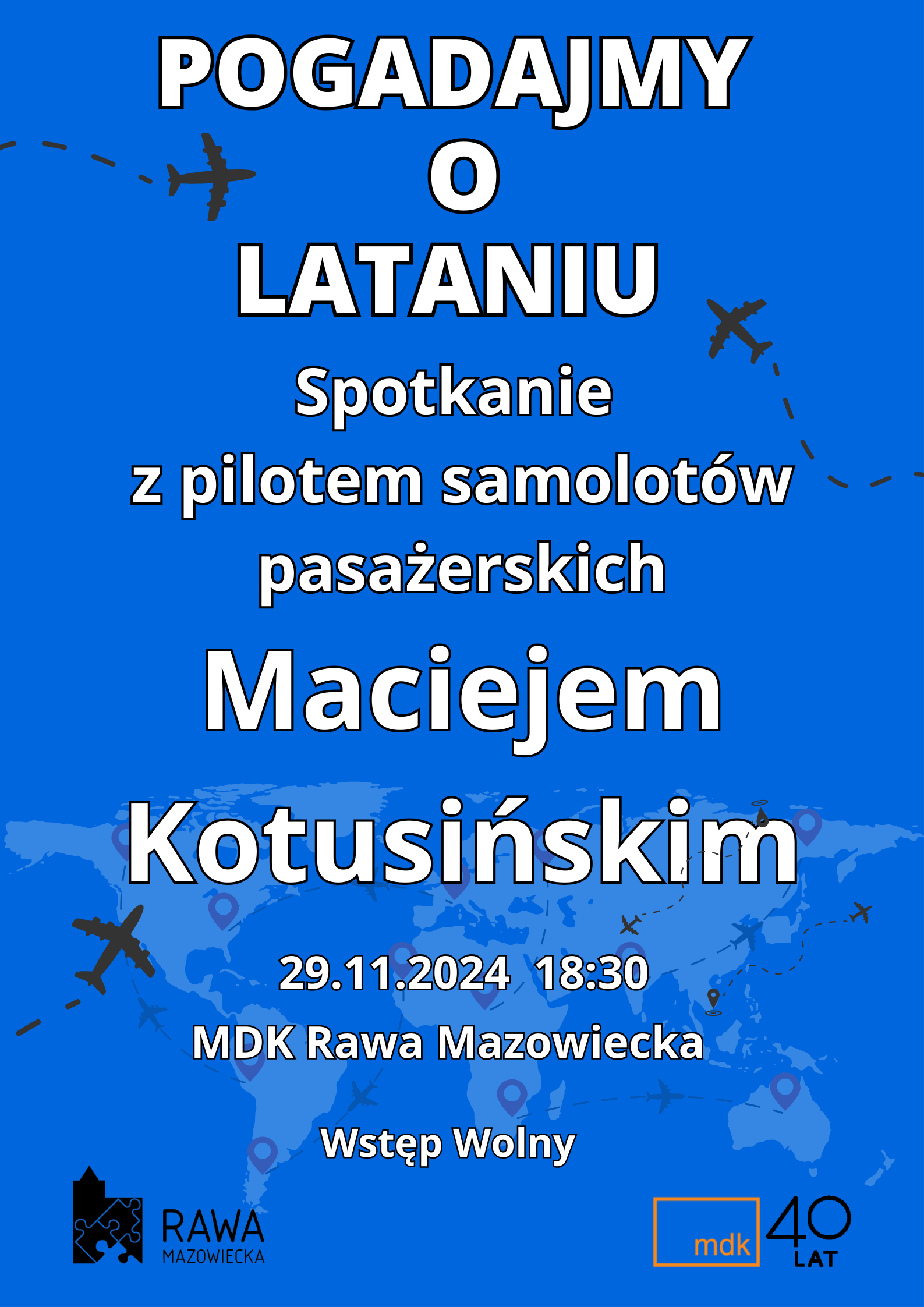 pilot Maciej Kotusinski Rawa Mazowiecka